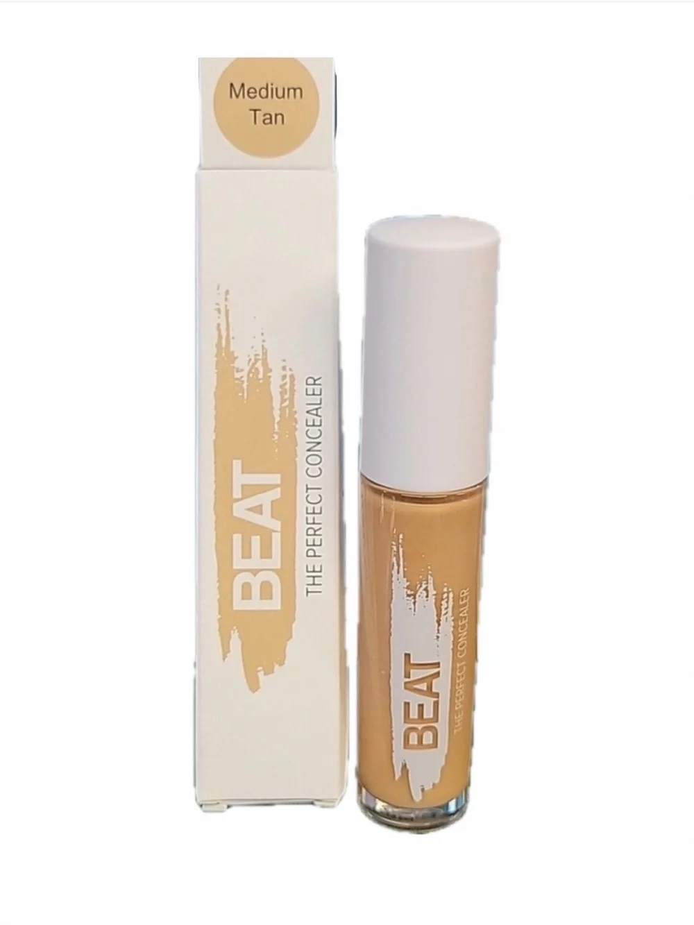 $26 Retail NIB Belle Beauty by Kim Gravel BEAT The Perfect Concealer Medium Tan